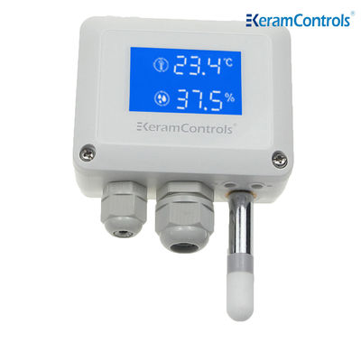 เครื่องส่งสัญญาณความชื้นอุณหภูมิจอแสดงผล LED 16-30V