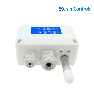 เครื่องส่งสัญญาณเซนเซอร์ติดท่ออากาศ Temp Humidity RS485 IP65