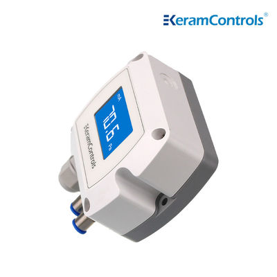 KDP210Q RS485 LCD Display HVAC เครื่องส่งความดันความแตกต่างสําหรับอาคารพาณิชย์
