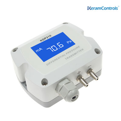 0-±2000pa Filter Differential Pressure Sensor สำหรับตรวจสอบความดันแตกต่างของแก๊ส