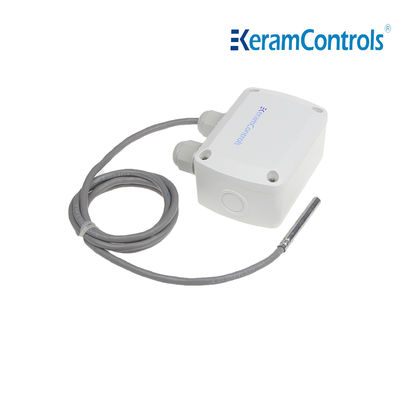 ตัวตรวจสอบเซ็นเซอร์อุณหภูมิห้อง IP65 กันฝุ่น 2 สายเชื่อมต่อ