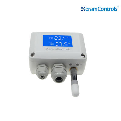 เครื่องส่งสัญญาณความชื้นอุณหภูมิจอแสดงผล LED 16-30V