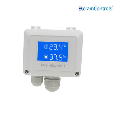 เครื่องส่งสัญญาณเซนเซอร์ติดท่ออากาศ Temp Humidity RS485 IP65