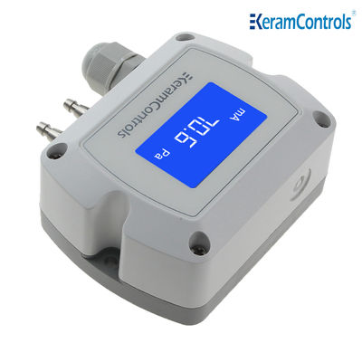 100Pa DPT เครื่องส่งสัญญาณความแตกต่างของความดัน 1000Pa 4-20mA ระบบอัตโนมัติในอาคาร