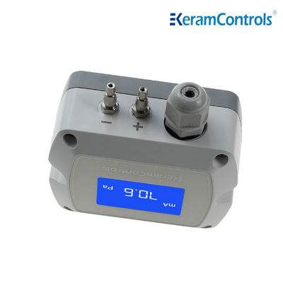 100Pa DPT เครื่องส่งสัญญาณความแตกต่างของความดัน 1000Pa 4-20mA ระบบอัตโนมัติในอาคาร