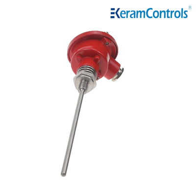 IP65 เครื่องส่งสัญญาณอุณหภูมิ 0-10V เอาต์พุตสำหรับน้ำหรือน้ำมัน