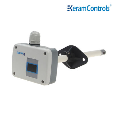 เครื่องส่งสัญญาณความเร็วลม 4-20mA 0-10V 16-24V ประเภทสายเคเบิล