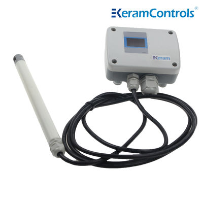 IP65 / NEMA 4 Protection Air Velocity Transmitter 16-24VAC ประเภทสายเคเบิล