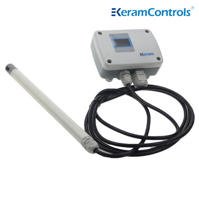 IP65 / NEMA 4 Protection Air Velocity Transmitter 16-24VAC ประเภทสายเคเบิล