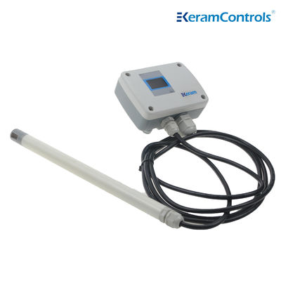 IP65 / NEMA 4 Protection Air Velocity Transmitter 16-24VAC ประเภทสายเคเบิล