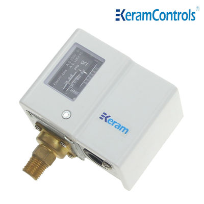 เครื่องควบคุม Keram ปรับความดัน เครื่องสลับเซ็นเซอร์สําหรับการติดตามความดันสื่ออากาศหรือของเหลว ความดันสูงสุด 250V