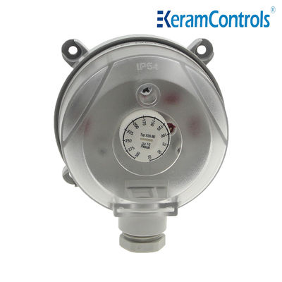 สวิตช์ความดันอากาศแบบปรับได้ 20-200Pa ของ HVAC