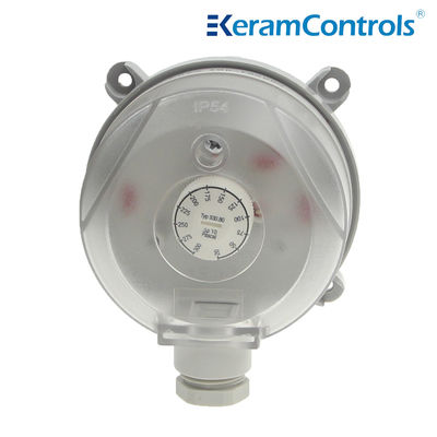 50-500Pa สวิตช์ความดันอากาศต่างกัน HVAC ปรับได้สำหรับเครื่องปรับอากาศ