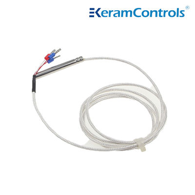 ซิลิโคน PT1000 PT100 เซ็นเซอร์อุณหภูมิ 3 Wire