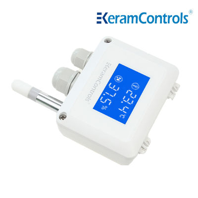 4-20mA LCD Display Temp Humidity Transmitter สำหรับเรือนกระจก