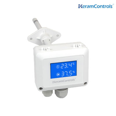 4-20mA IP65 ความดันอุณหภูมิความชื้นเซนเซอร์ติดตั้งท่ออากาศ