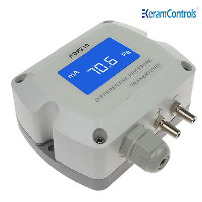 0-500pa เซ็นเซอร์ความดันแตกต่างพลาสติก ABS PC สำหรับ HVAC