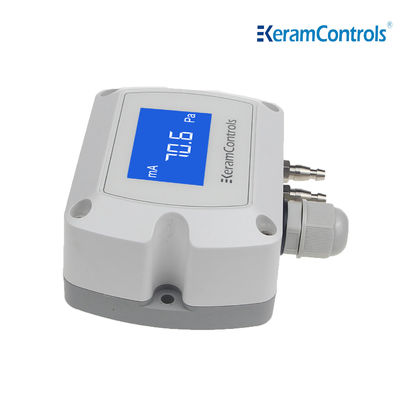 KDP210 RS485 จอแสดงผล LCD เครื่องส่งสัญญาณความดันแตกต่างสำหรับห้องสะอาด