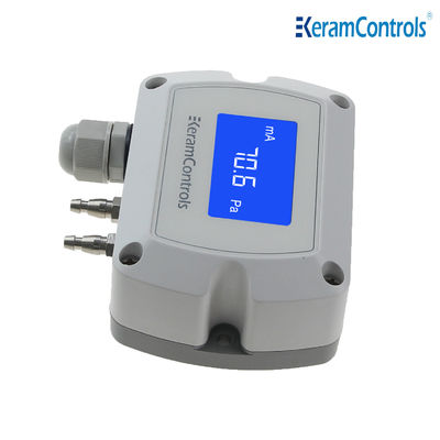 100Pa DPT เครื่องส่งสัญญาณความแตกต่างของความดัน 1000Pa 4-20mA ระบบอัตโนมัติในอาคาร