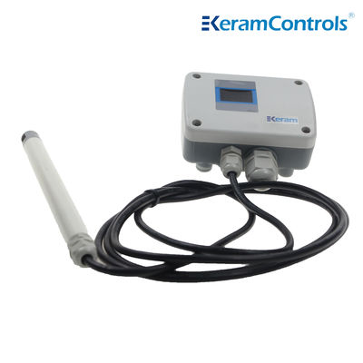 IP65 / NEMA 4 Protection Air Velocity Transmitter 16-24VAC ประเภทสายเคเบิล