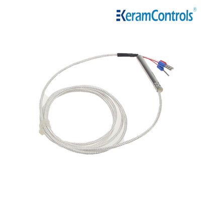 ซิลิโคน PT1000 PT100 เซ็นเซอร์อุณหภูมิ 3 Wire