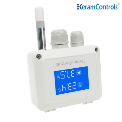 RS485 4-20mA เครื่องส่งสัญญาณอุณหภูมิแบบดิจิตอล HVAC