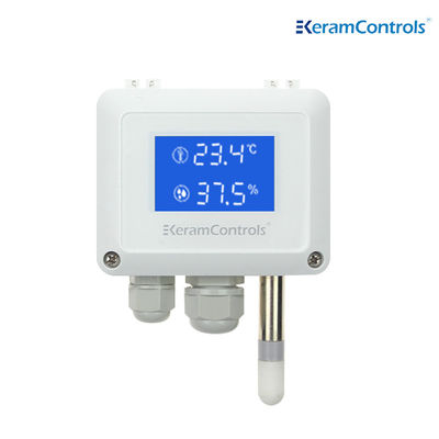 4-20mA IP65 ความดันอุณหภูมิความชื้นเซนเซอร์ติดตั้งท่ออากาศ