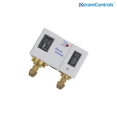 สวิตช์แรงดันคู่ Hvac เชื่อมต่อทองเหลือง ได้รับการรับรองจาก CE