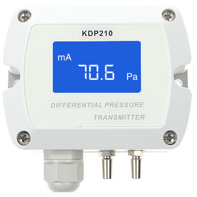 Hvac เครื่องส่งความดันความแตกต่าง พร้อมจอ LCD ที่มีแสงเบื้องหลัง และเวลาตอบสนอง 0.5S