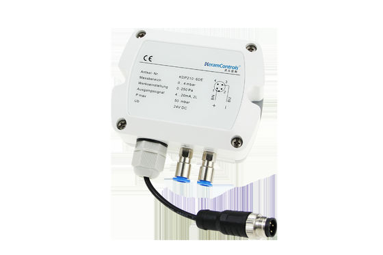KDP210AC RS485 LCD Display Hvac เครื่องส่งแรงดันความแตกต่างสําหรับห้องสะอาด