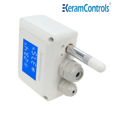 เครื่องส่งอุณหภูมิดิจิตอลที่ติดต่อช่องอากาศ 0-10V M16