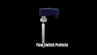 KFS1 Flow Switch HVAC เครื่องจักรอุตสาหกรรม